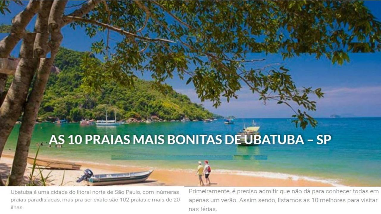 Apartamento Ubatuba - Praia Grande - 80M Da Praia - Ate 8 Pessoas - Praia Grande Ubatuba - 2 Quartos Exterior foto